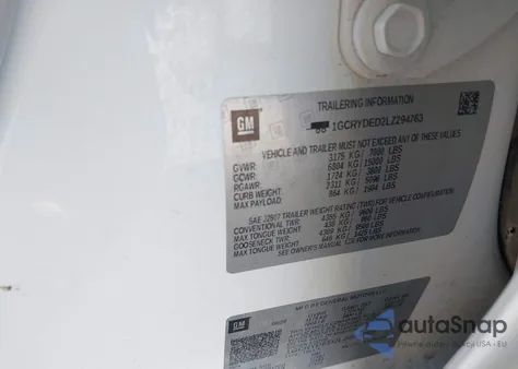 2020 Chevrolet Silverado 1500 4Wd Double Cab Standard Bed Lt из США, поврежденный, VIN 1GCRYDED2LZ294763